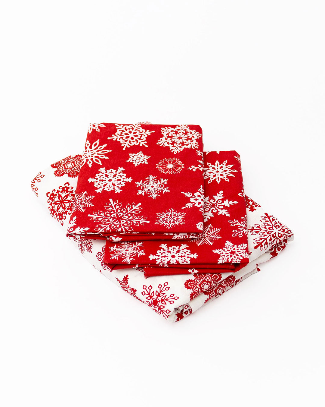 Christmas Snowflake Flat Bedsheet