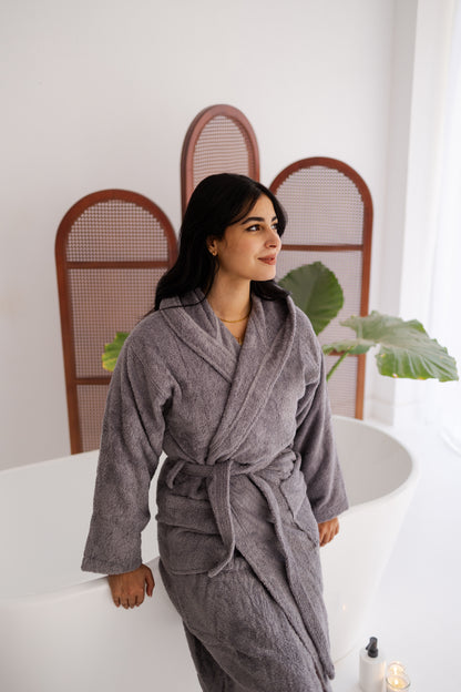 Grey Bathrobe