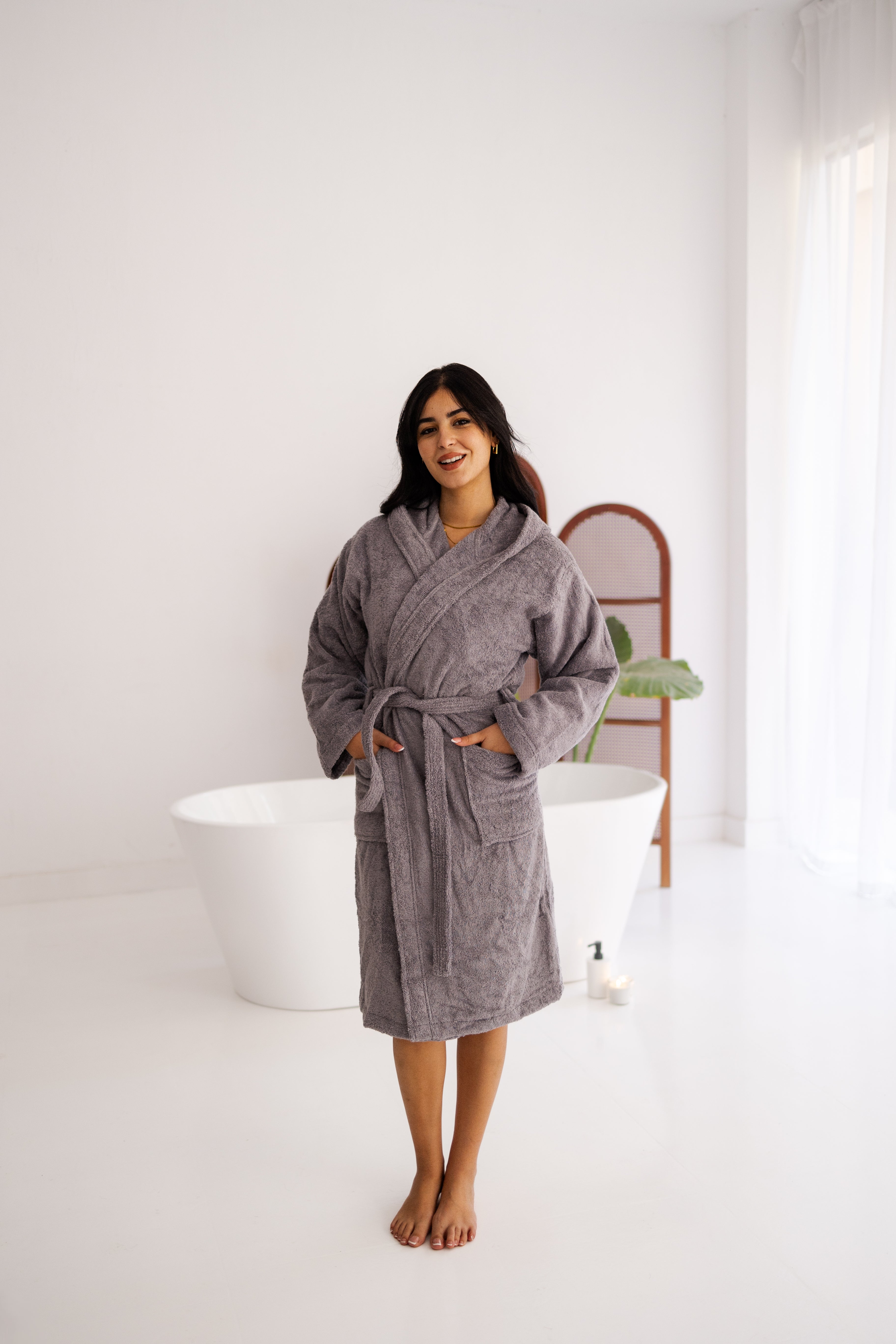 Grey Bathrobe