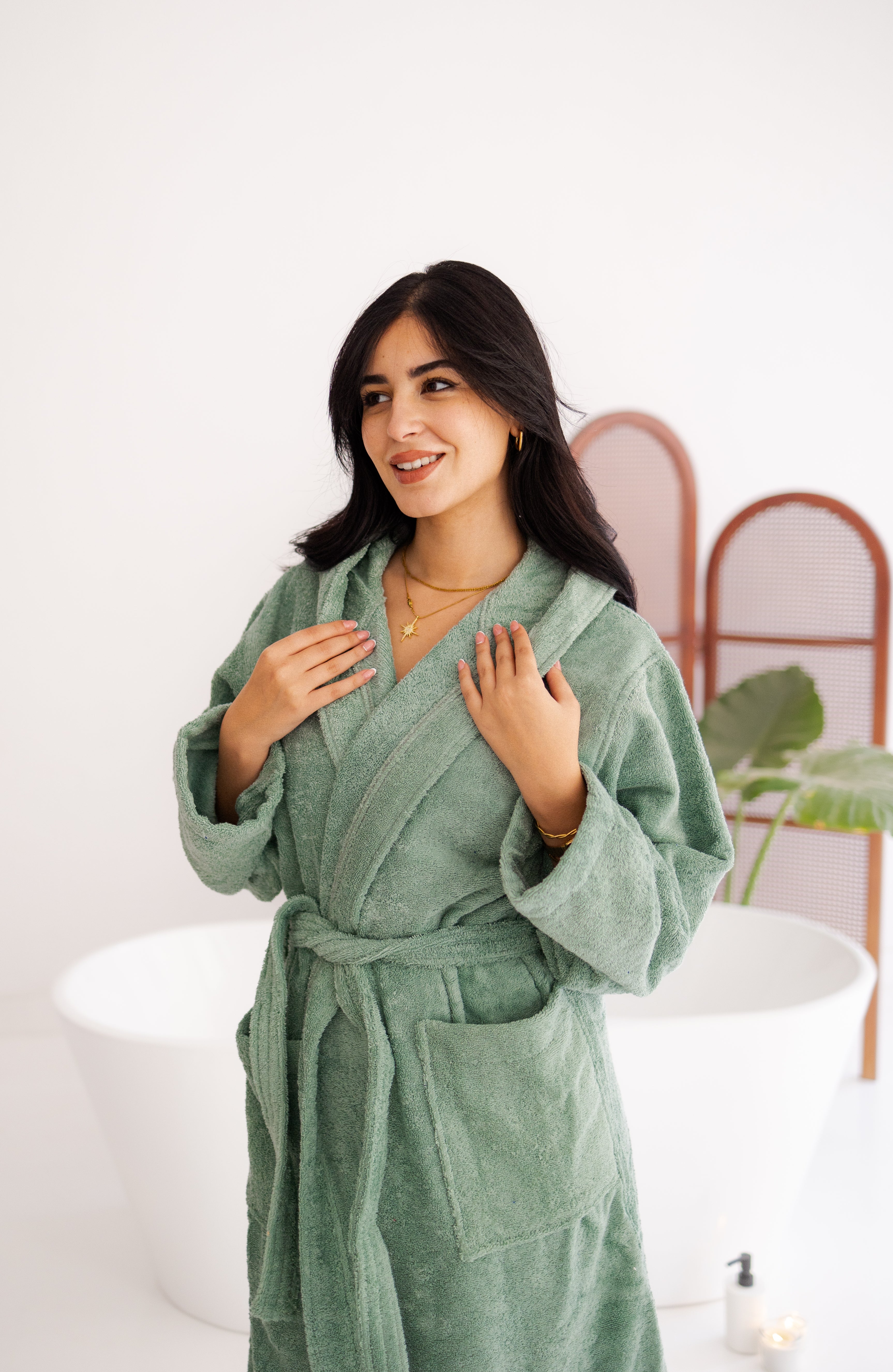 Mint Bathrobe