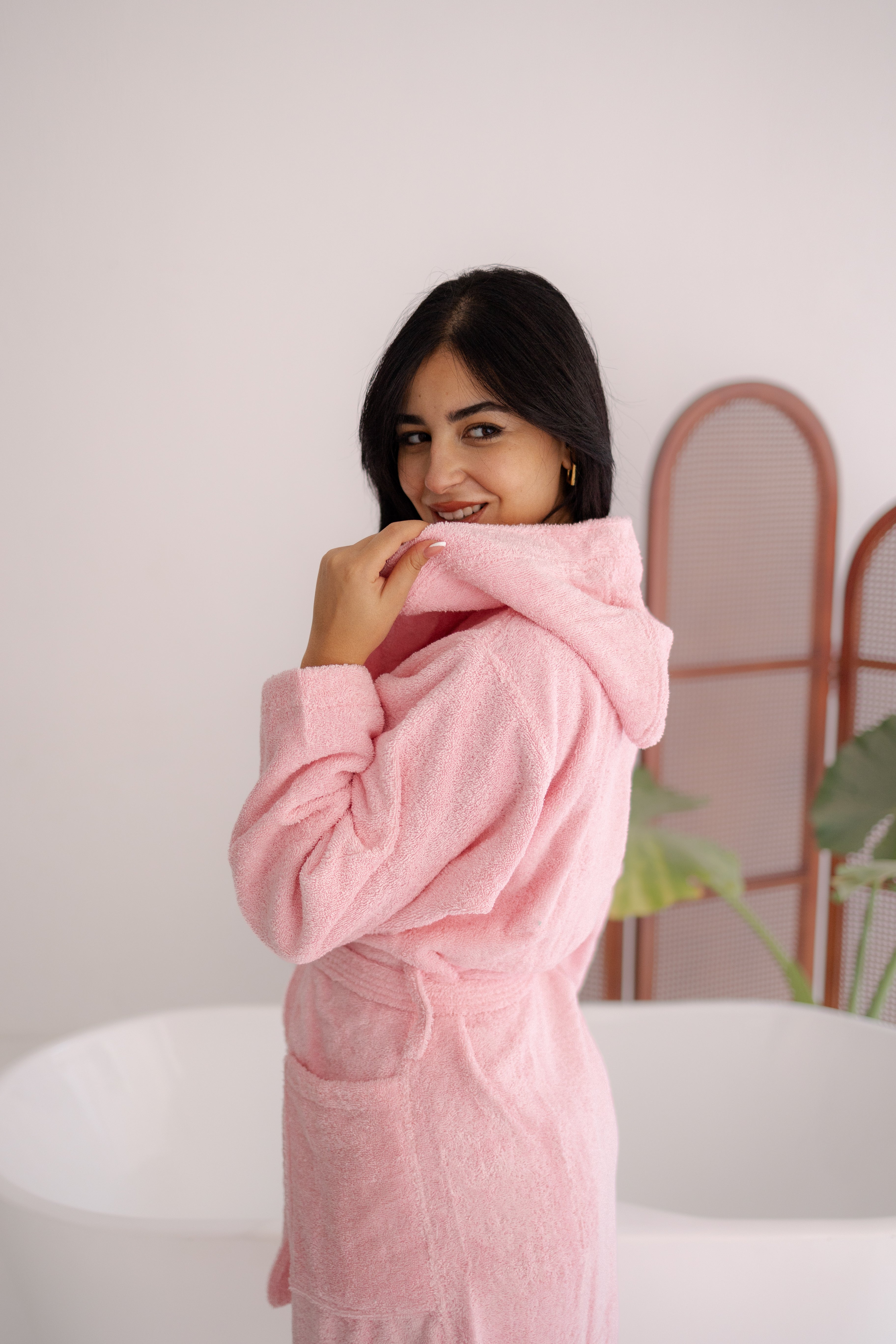 Pink Bathrobe