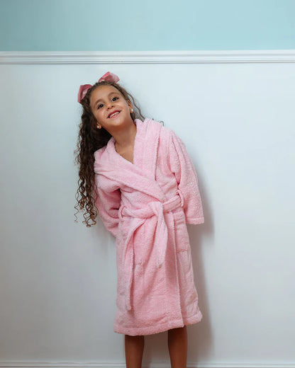 Pink Kids Bathrobe